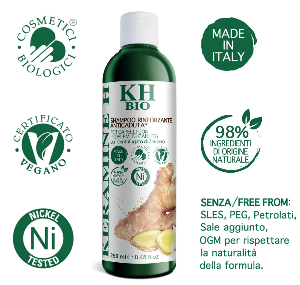 Shampoo Rinforzante Anticaduta Bio Keramine-H (Linea Bio)