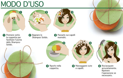 Shampoo Solido Rigenerante Bio Keramine-H (Linea Bio)