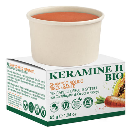 Shampoo Solido Rigenerante Bio Keramine-H (Linea Bio)