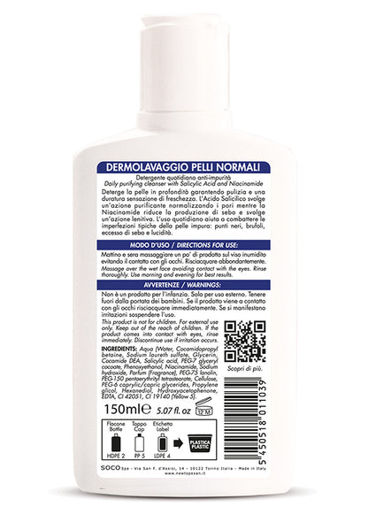 Detergente Anti-Impurità Pelli Normali Topexan