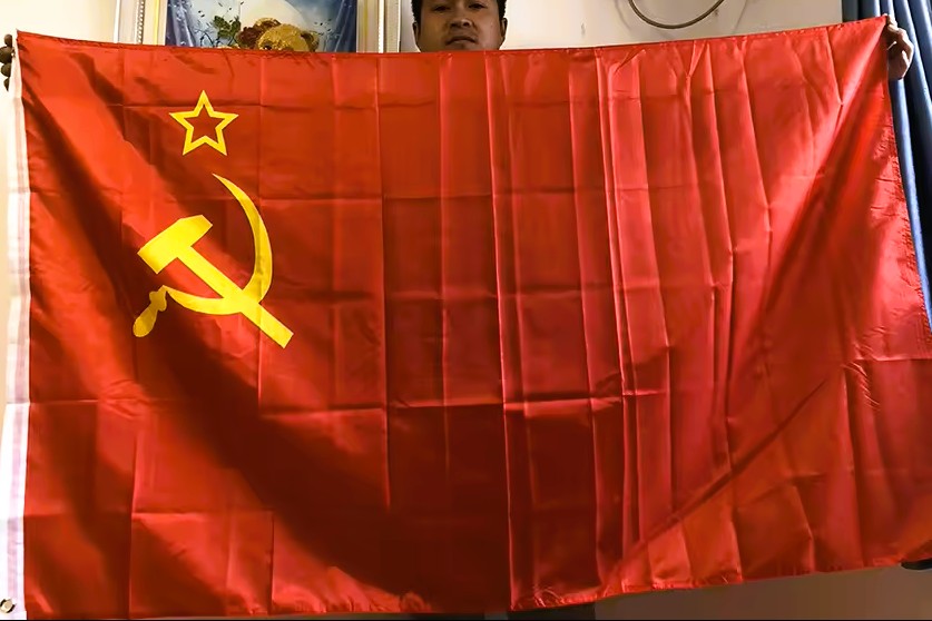 CCCP flags (Russia)