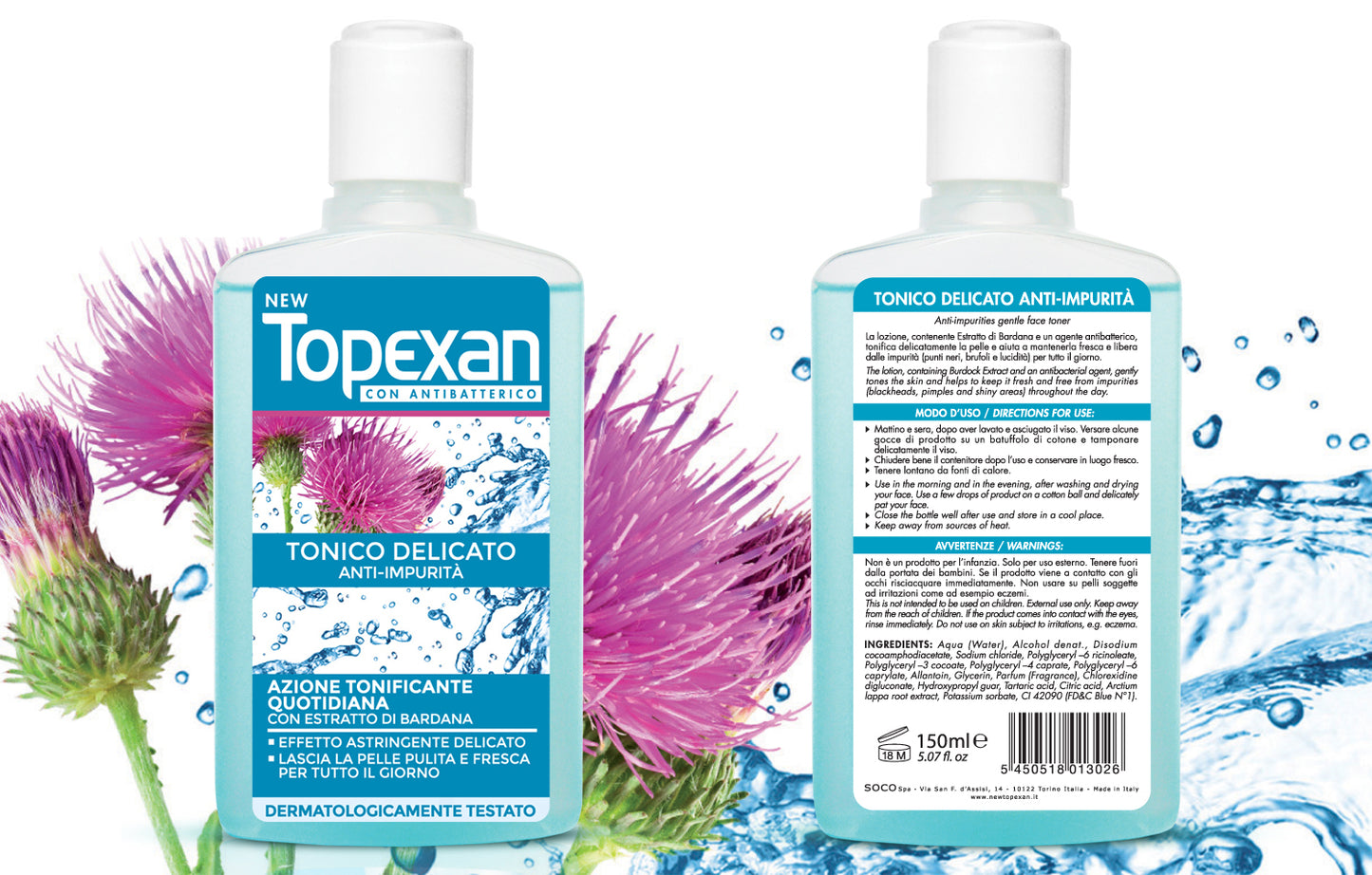 Tonico Delicato Anti-Impurità Topexan