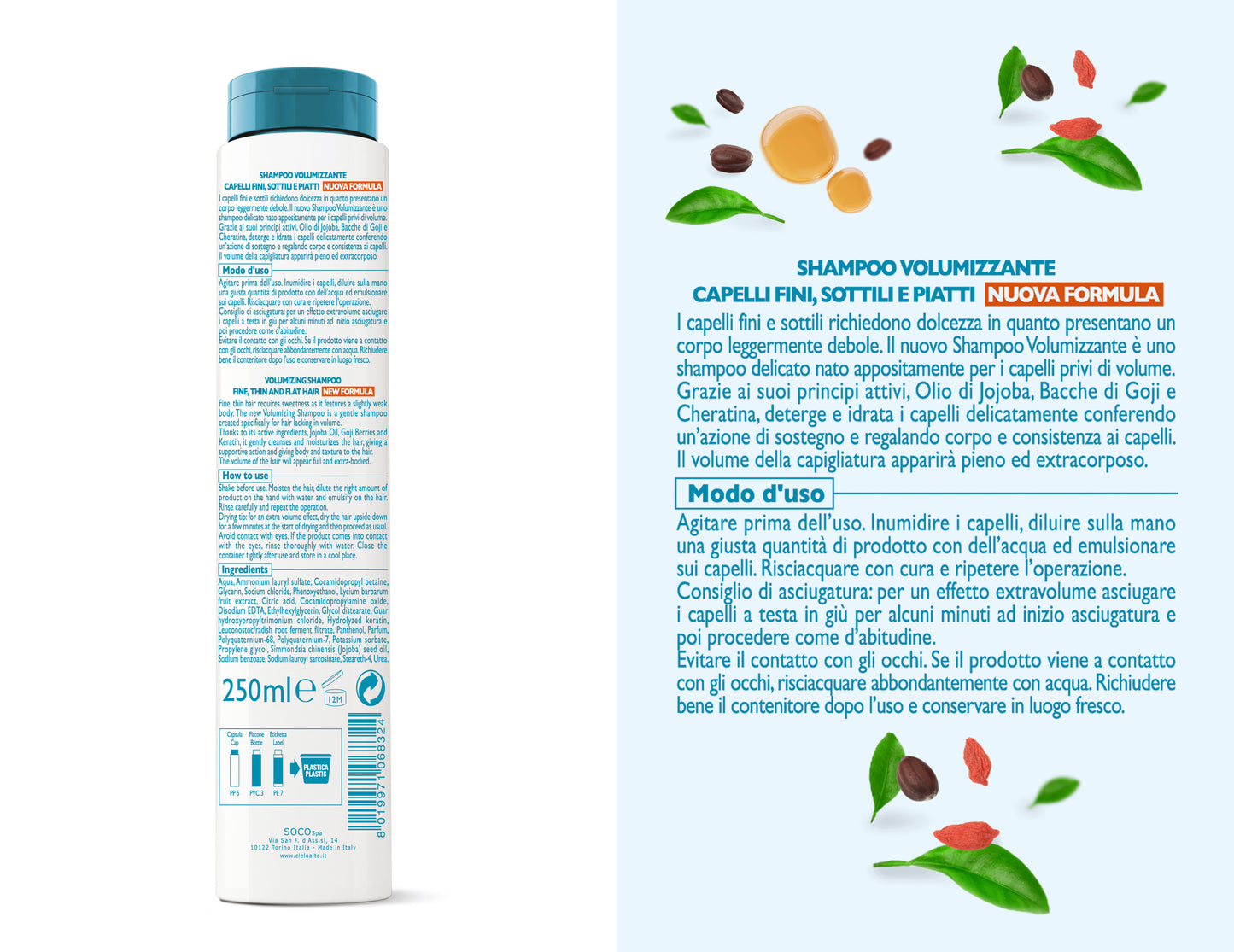 Shampoo Volumizzante Cielo Alto