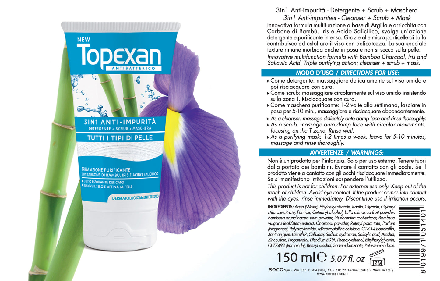 3-in-1 Anti-impurità Topexan