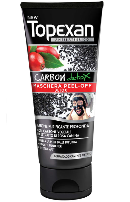 Maschera Peel-Off Carbon Detox Topexan