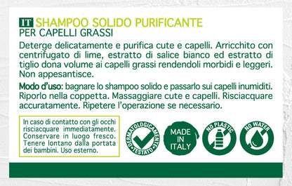 Shampoo Solido Purificante Bio Keramine-H (Linea Bio)