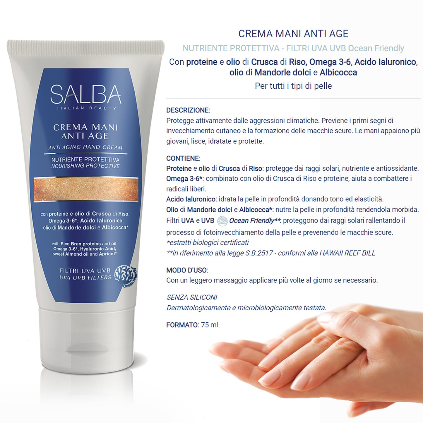 Crema-Mani Anti-Age Salba