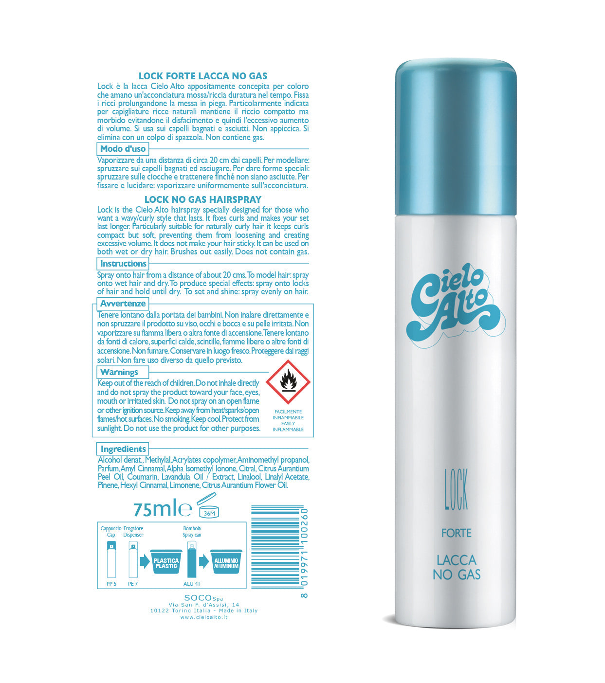 Lacca Lock Tenuta-Forte Cielo Alto