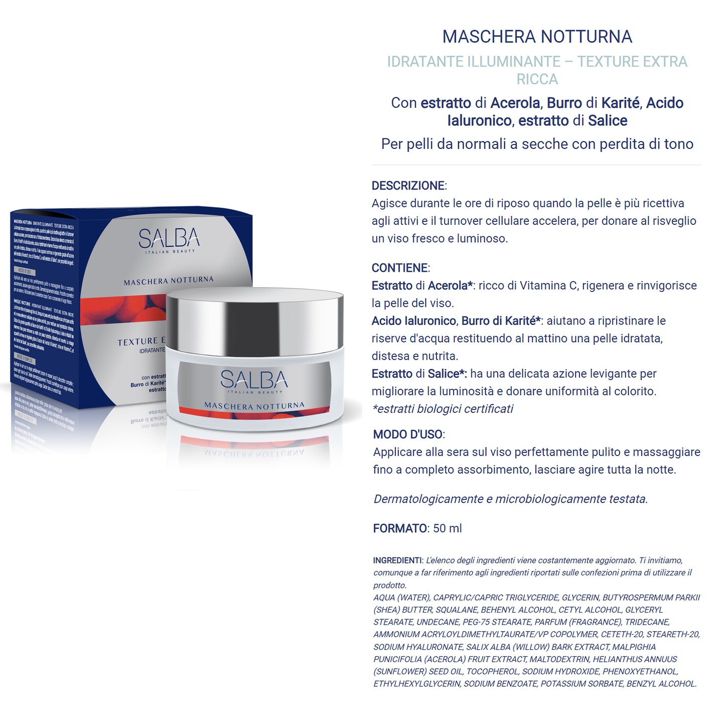 Maschera Notturna Salba