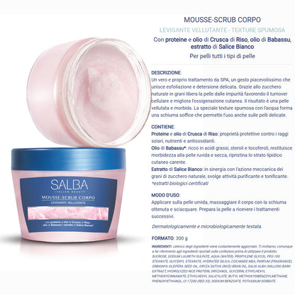 Mousse-Scrub Corpo Salba