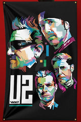 U2 flags