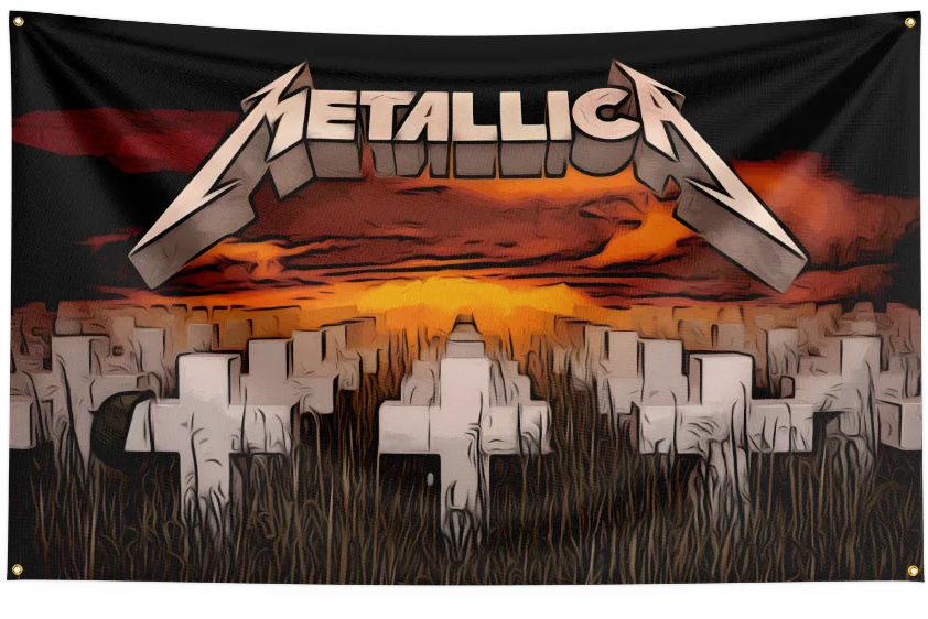 METALLICA flags