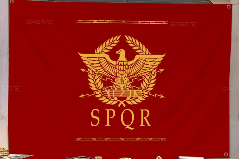 ROME SPQR EMPIRE flags