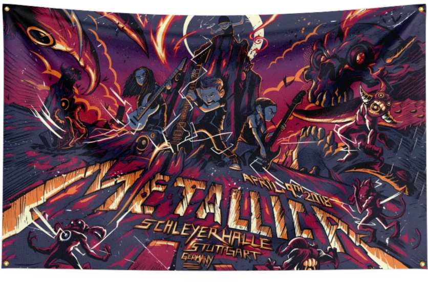 METALLICA flags