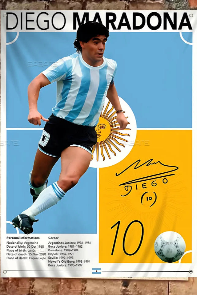 MARADONA DIEGO ARMANDO flags