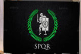 ROME SPQR EMPIRE flags