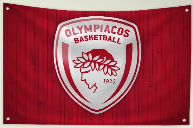 OLYMPIAKOS PIRAEUS flags
