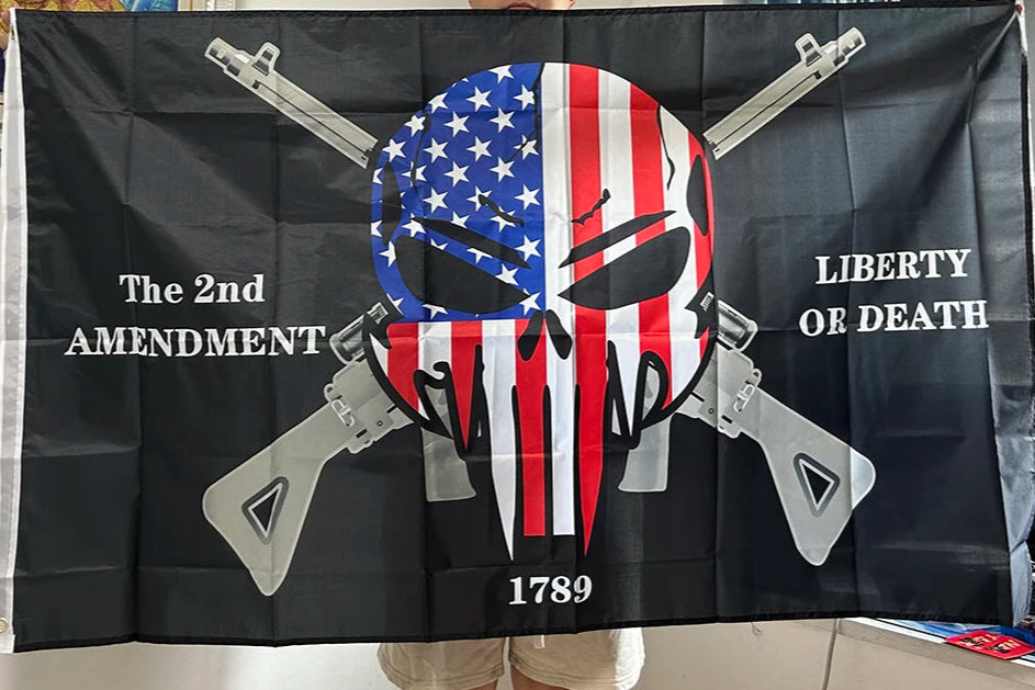 USA flags
