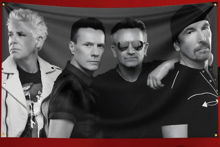 U2 flags