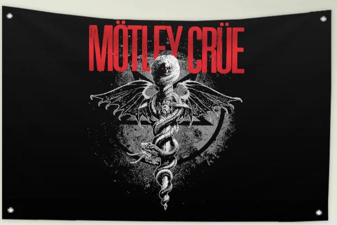 MOTLEY CRUE flags
