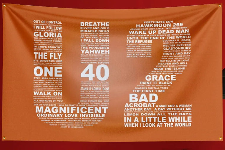 U2 flags