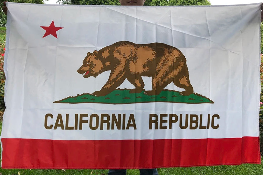 USA flags