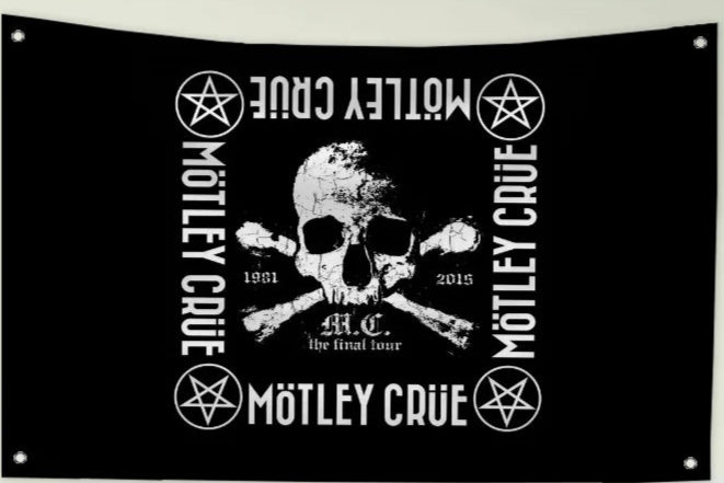 MOTLEY CRUE flags