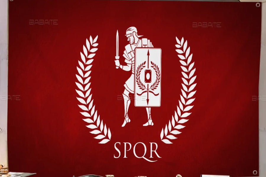 ROME SPQR EMPIRE flags