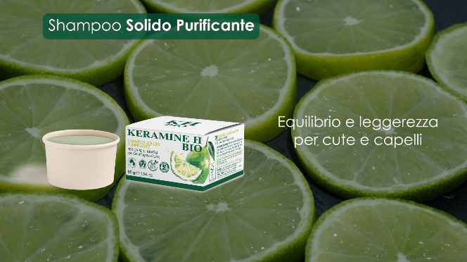 Shampoo Solido Purificante Bio Keramine-H (Linea Bio)