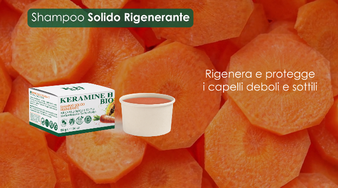Shampoo Solido Rigenerante Bio Keramine-H (Linea Bio)